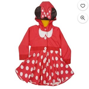 Western Chief Red and White Polka Dot Minnie Mouse Raincoat